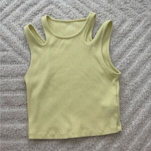 American Eagle Women’s Cropped Ribbed Tank Top Size XS
